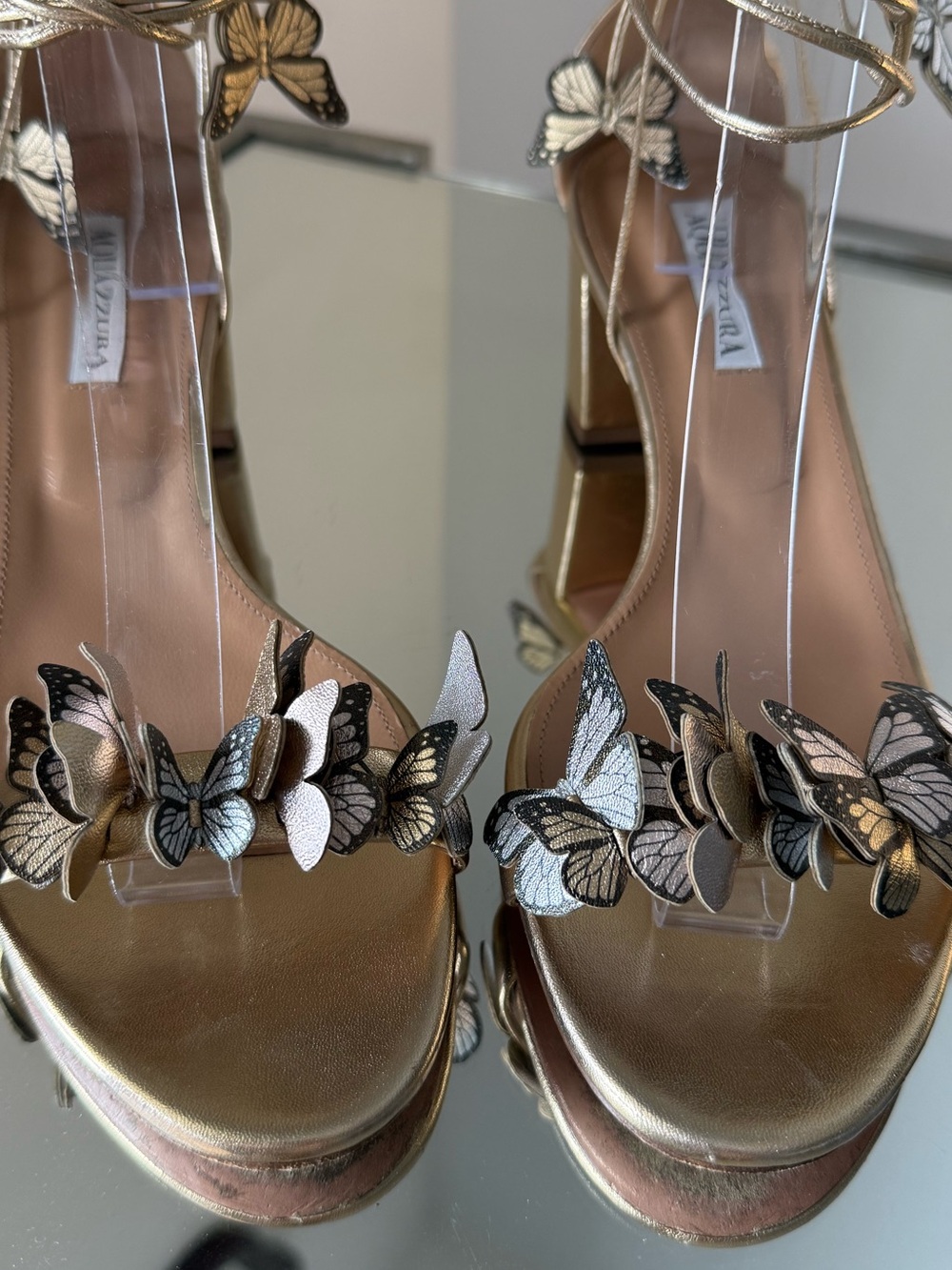 Aquazzura Papillon Sandal 50 $995 40.5 - Picture 13 of 14